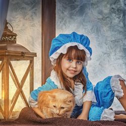 Пазл: С рыжим котом