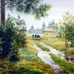 Пазл: Коневский монастырь
