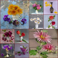 Пазл: Мини букетики