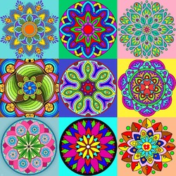 Пазл: Мандалы