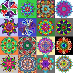 Пазл: Мандалы