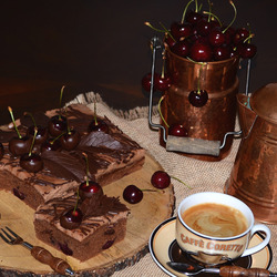 Пазл: Вишневый кофе