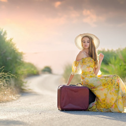 Пазл: С чемоданами