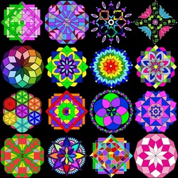 Пазл: Мандалы