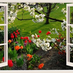 Пазл: Вишня в саду