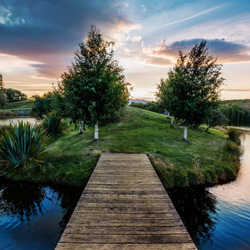 Пазл: Мостик через реку