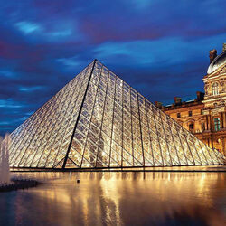 Пазл: Пирамида Лувра