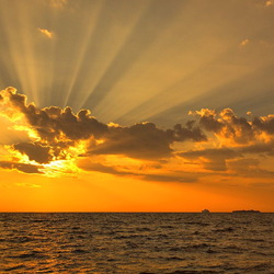 Пазл: Волшебный миг заката