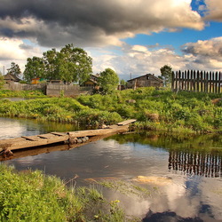 Пазл: Деревенский пейзаж