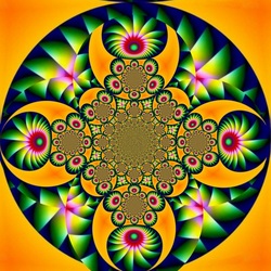 Пазл: Фрактальный круг