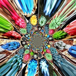 Пазл: Фрактальные камни