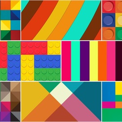 Пазл: Цветная геометрия