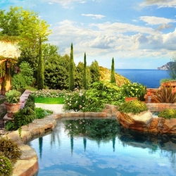 Пазл: Маленький пруд