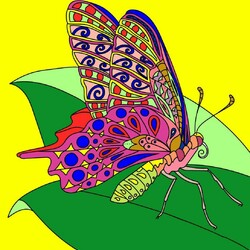 Пазл: Бабочка
