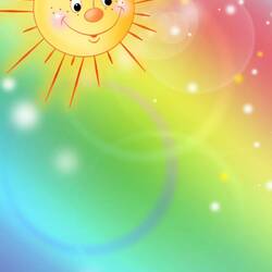 Пазл: Веселое солнышко