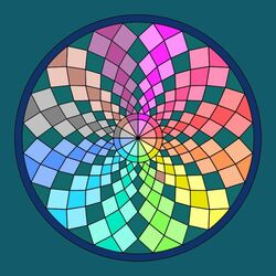 Пазл: Цветная геометрия