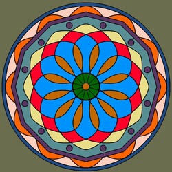 Пазл: Цветная геометрия