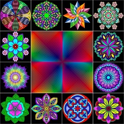 Пазл: Мандалы