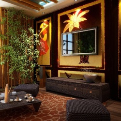 Пазл: Египетский стиль гостиной