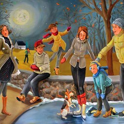 Пазл: Вечерняя прогулка