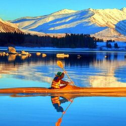 Пазл: На озере Текапо