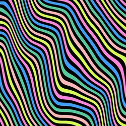 Пазл: Цветная волна