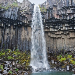 Пазл: Водопад Свартифосс