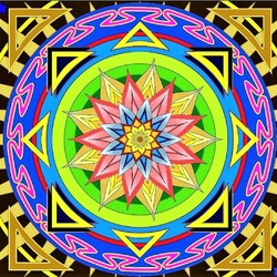 Пазл: Мандала