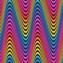 Пазл: Цветные волны