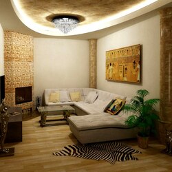 Пазл: Гостиная в египетском стиле