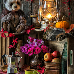 Пазл: Частицы осени