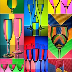 Пазл: Бокалы