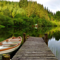 Пазл: Мостик у реки