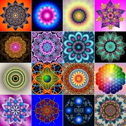Пазл: Мандалы