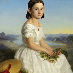 Пазл: Портрет молодой Лилли фон Эхренклоу 