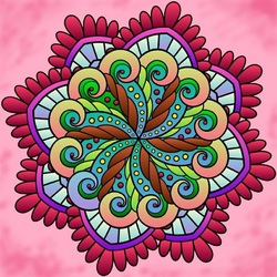 Пазл: Мандала