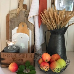 Пазл: Осень и яблоки