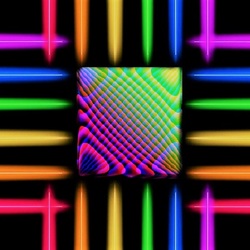 Пазл: Цветная сетка