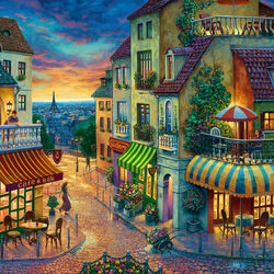 Пазл: Вечер в Париже