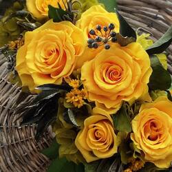 Пазл: Желтые розы