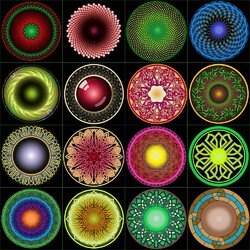 Пазл: Мандалы