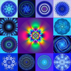 Пазл: Мандалы