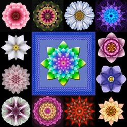 Пазл: Мандалы