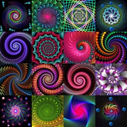 Пазл: Спирали