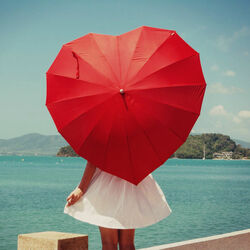 Пазл: Зонтичная любовь