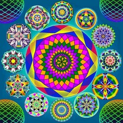 Пазл: Мандалы