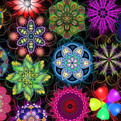 Пазл: Мандалы