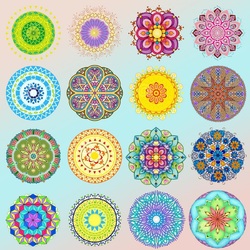 Пазл: Мандалы