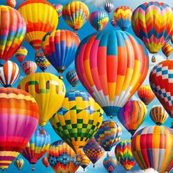 Пазл: Полет воздушных шаров