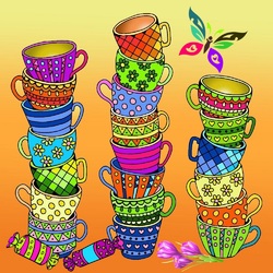 Пазл: Чашечки